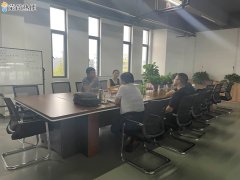 常州高盐废水项目客户来访苏州荣尚交流