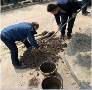 荣轩员工会废水处理设备技术还会打理绿植-荣轩